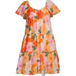 Bonnie Jean big girls size 20 1/2 tiered floral dress, NWT, summer, church